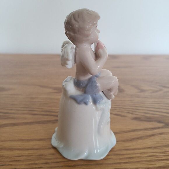 Avon 2002 Porcelain Cherub Bell Collectible Bell Angel Bell Retired Item Vintage - Picture 4 of 15